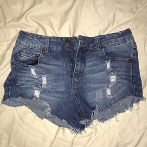 High waisted shorts